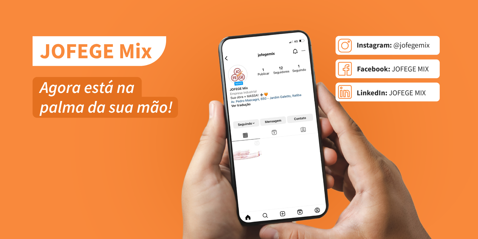 JOFEGE Mix está de casa nova: Conheça as novas redes sociais + MASSA